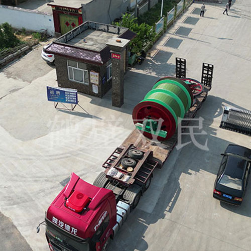 鶴壁雙民雙筒2.5米礦井提升機發貨！